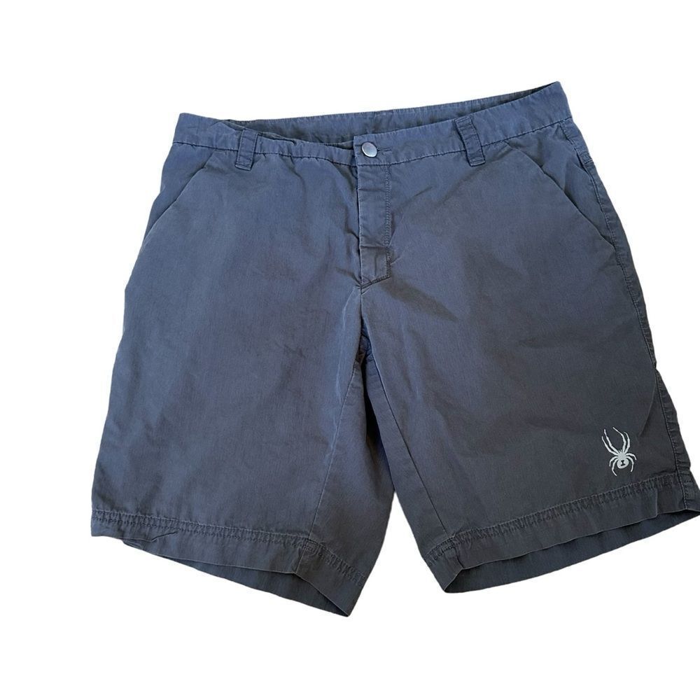 Spyder ~ Mens grey shorts ~ size Medium ~ side and back pockets